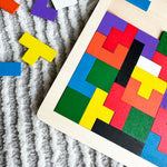 Kids Wooden Puzzle Set