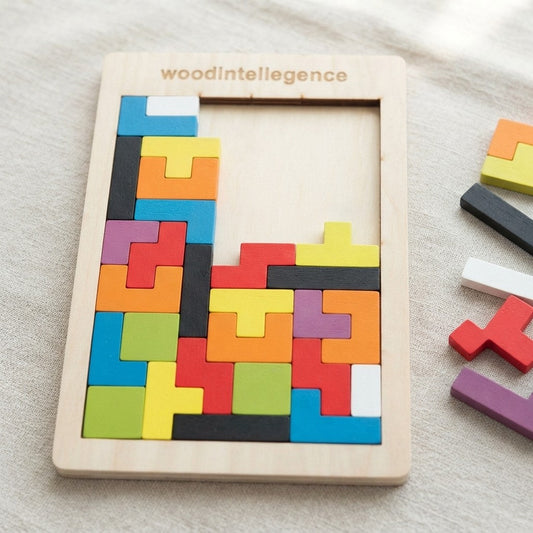 Kids Wooden Puzzle Set